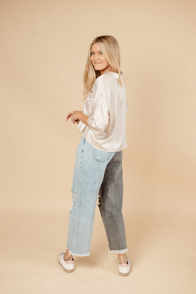 Ceros Two Tone Jeans