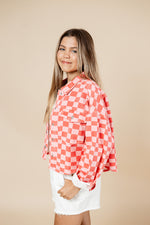Pink Checkered Jacket