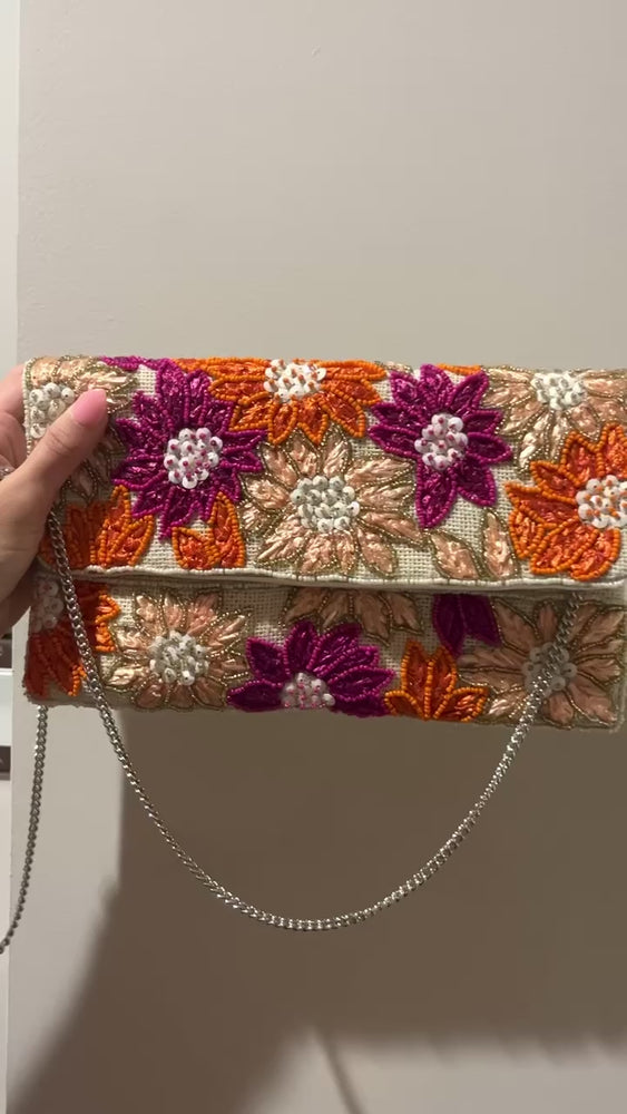 
                
                    Load and play video in Gallery viewer, Vibrant Floral Purse
                
            
