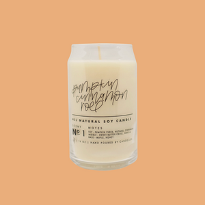 
                
                    Load image into Gallery viewer, Pumpkin Cinnamon Roll Candle
                
            