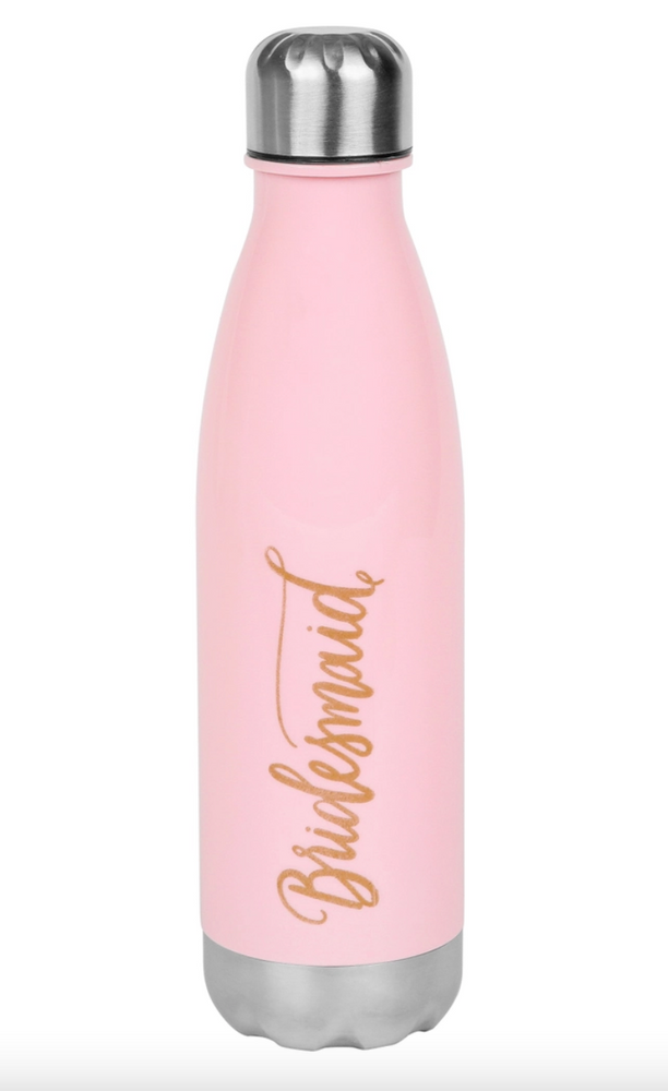 
                
                    Load image into Gallery viewer, Pink Bridesmaid Water Bottle
                
            