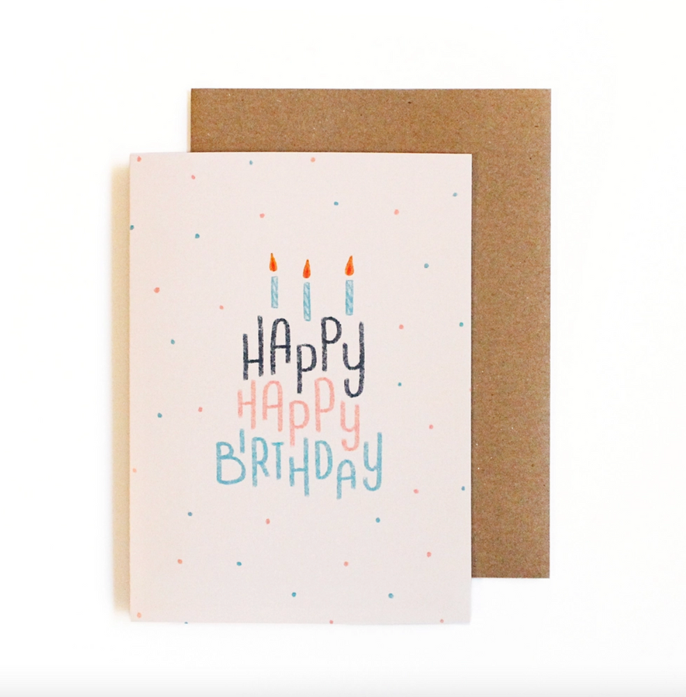 
                
                    Load image into Gallery viewer, Happy Happy Birthday Card
                
            