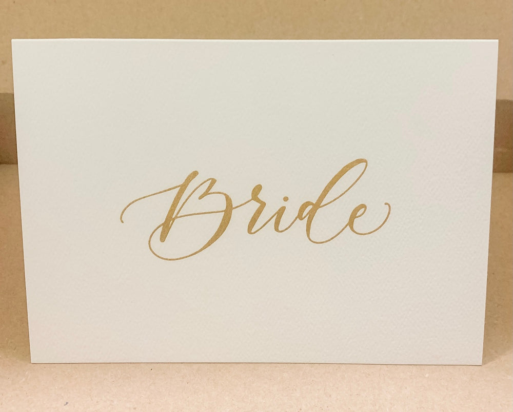 Bride Card