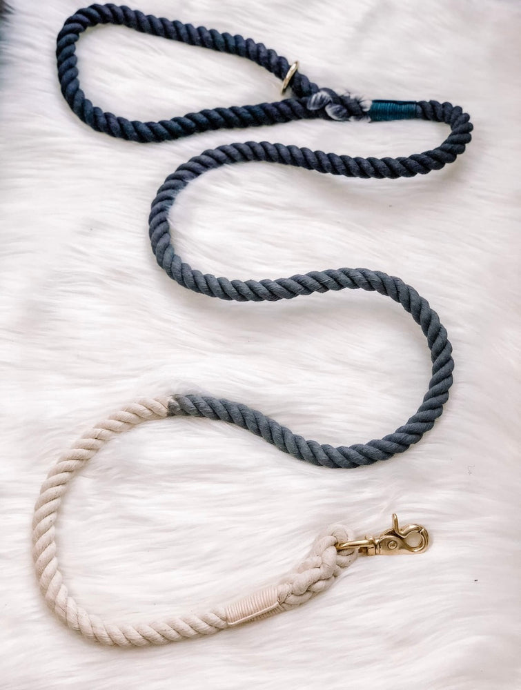 Navy Ombré Rope Leash